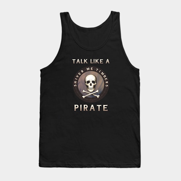 Shiver me Timbers Tank Top by ranxerox79